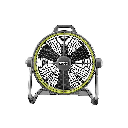 Ryobi ONE    Ventola ibrida wireless 18 V serie WHISPER 14 pollici (solo attrezzo), PCL813B, verde : Amazon.it: Casa e cucina