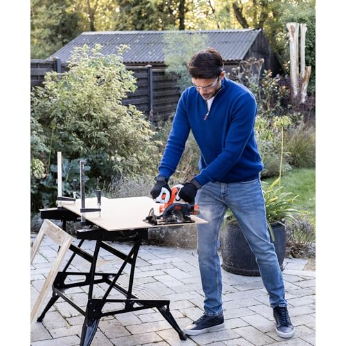 BLACK DECKER, Workmate Banco da Lavoro, Pieghevole, Nero. WM825 XJ : Amazon.it: Fai da te