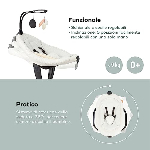 Babymoov Altalena Swoon Evolution curl white : Amazon.it: Prima infanzia