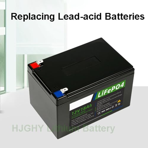 HJGHY Batteria 12V 18Ah Lifepo4 Batteria al Litio Ricaricabile da 12V con Oltre 2000 cicli per Campeggio all'aperto : Amazon.it: Sport e tempo libero