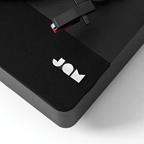 JAM Sound Stream  Turntable, Speaker Stereo Integrati, Connettività Bluetooth, 3 Velocità, Adattatore CA, Cavo da RCA ad AUX, Adattatore per Vinili e Tappetino Inclusi, Nero Opaco : Elettronica