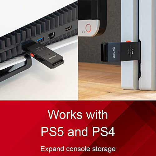 Buffalo SSD portatile da 2TB SSD Put   USB 3.2 A & C compatibile Solid State Drive Memoria esterna : Informatica