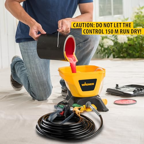 WAGNER Pistola a Spruzzo Airless Control 150 M   Pitture murali, vernici e smalti, protezione del legno e dalla corrosione   0 900 ml/min, volume del serbatoio 5500 ml, tubo flessibile 7,5 m : Amazon.it: Fai da te