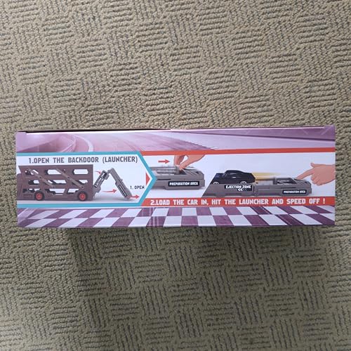 Aoskie Camion Macchinine Giocattolo per Bambini, Camion Bisarca con 8 Mini Cars Macchinine Giocattolo Regali per Bambini 3 4 5 Anni : Giochi e giocattoli