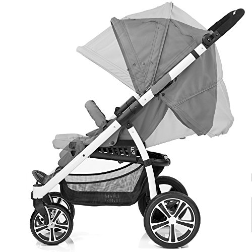 Gesslein S4 304110545000 Passeggino Air  , con manico in pelle, grigio : Prima infanzia