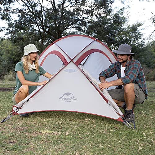Naturehike Tenda Hiby Tenda da Campeggio Tenda Ultraleggera Tenda per 3 persone Tenda Impermeabile Tenda Una Camera da Letto e Sala (Grigio) : Amazon.it: Sport e tempo libero