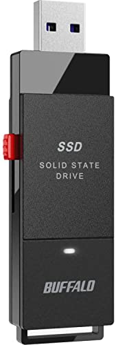 Buffalo SSD portatile da 2TB SSD Put   USB 3.2 A & C compatibile Solid State Drive Memoria esterna : Informatica