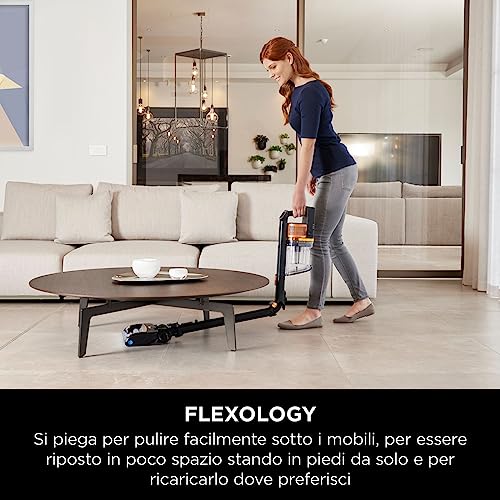 Shark Aspirapolvere Senza Fili DuoClean, Fino a 60 Minuti di Autonomia, Senza Sacco, con Tecnologia Antigroviglio, per Tutti i Tipi di Pavimenti e Tappeti, Anti Allergeni, Nero/Rame, IZ300EU : Amazon.it: Casa e cucina