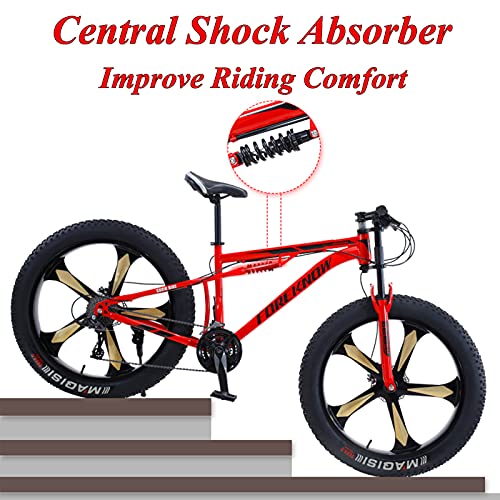 YSACJFD Mountainbikes Dual Suspension Fahrrad Kohlenstoffstahl Geschwindigkeit