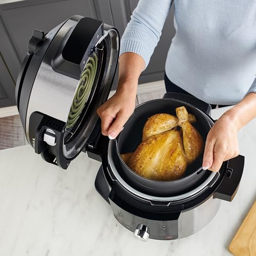 Ninja Foodi MAX Multicooker, Coperchio SmartLid, 12 Funzioni, Cottura Intelligente, 7.5L, Pentola a Pressione, Friggitrice ad Aria, Cottura a Vapore, Lenta, Acciaio Inox, OL650EU : Amazon.it: Videogiochi