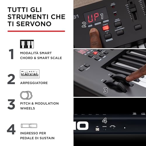 M Audio Oxygen 61 MKV Arpeggiatore