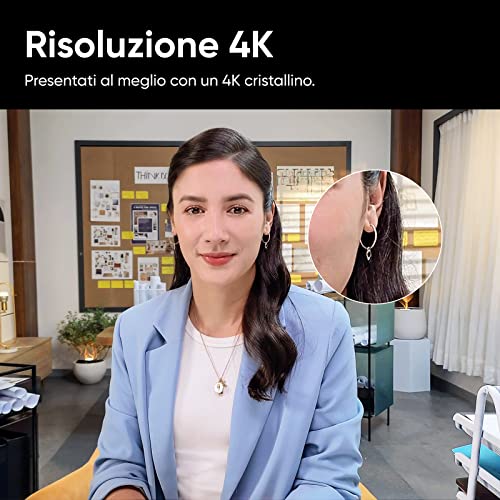 Insta360 Link Kit treppiede Webcam PTZ 4K con sensore da 1/2", Tracciamento IA, controllo gestuale, HDR, microfoni con cancellazione del rumore, modalità specializzate, webcam per laptop : Elettronica
