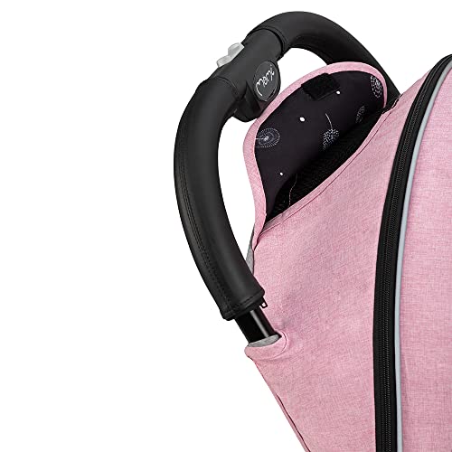 Passeggino MoMi ESTELLE DAKAR a partire da 6 mesi (fino a 22 kg), pieghevole con cintura di sicurezza a 5 punti, cestino porta spesa e funzione di apertura, manico telescopico per il traino : MoMi: Prima infanzia