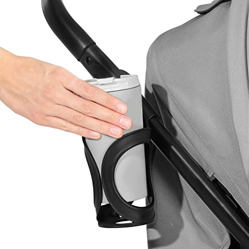 hauck Passeggino Rapid 4R Plus   Passeggino Leggero 25 kg Portata   Passeggino Pieghevole Veloce con Cappotta XL UPF 50     Passeggino Compatto, Reclinabile con Portabibite   Grande Cesto   Grigio : Prima infanzia