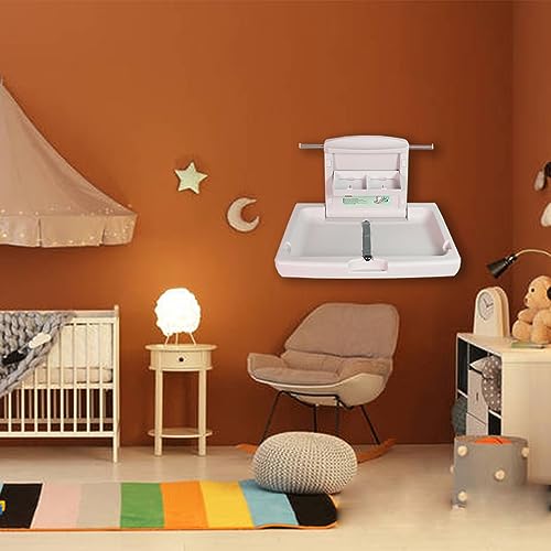 Concise Home Fasciatoio per Bambini,Fasciatoio pensile per uso Domestico e Commerciale,con Cintura di Sicurezza e vano Portaoggetti,Pieghevole per risparmiare spazio,Sicuro e Stabile (Bianco) : Amazon.it: Prima infanzia