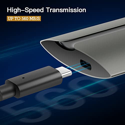 HIKSEMI Portatile SSD Esterno 2TB, Velocità Di Lettura Fino a 560MB/S, USB 3.1 Unità a Stato Solido per Android, Mac, PC, Latop, Desktop   T300S : Informatica