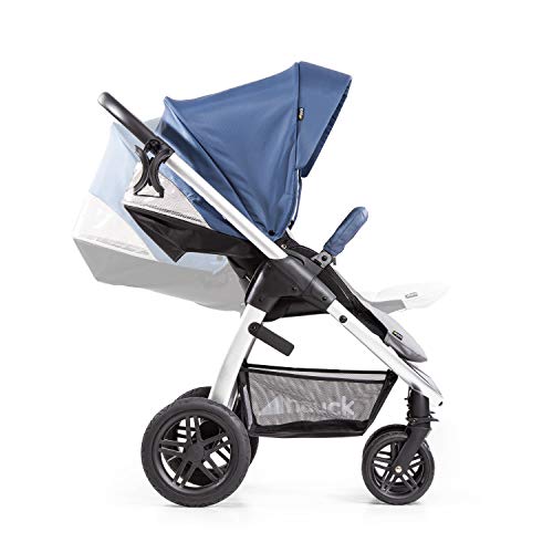 Hauck Passeggino con Copri Gambe Saturn R All Terrain, 25 kg Portata, Reversibile, Regolabile in Altezza, Pieghevole Compatto, Porta Bibite, Compatibile con Navicella e Ovetto Separato, Blu : Prima infanzia