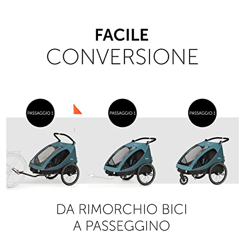 hauck Rimorchio Bici Bimbi Passeggino