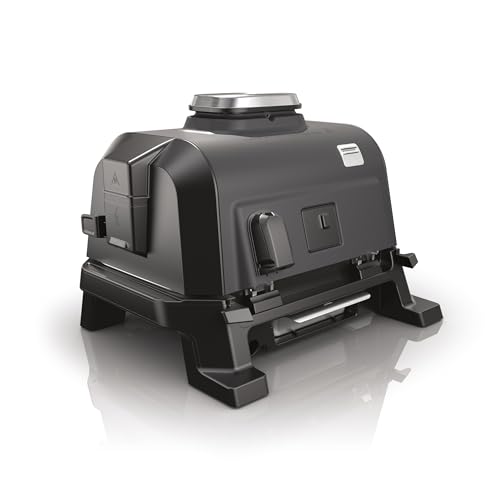 Ninja Woodfire Barbecue Elettrico XL, Griglia Friggitrice ad Aria e Affumicatore 4 in 1 da Esterno, con Termometro a Sonda Digitale, Sistema di Cottura Intelligente Smart Cook, Grigio/Nero, OG850EU : Amazon.it: Giardino e giardinaggio
