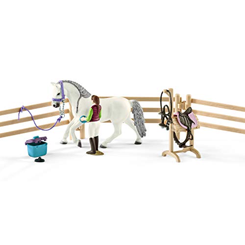 SCHLEICH 72121   Set da gioco per veterinari nella scuola di equitazione (Horse Club) : Giochi e giocattoli