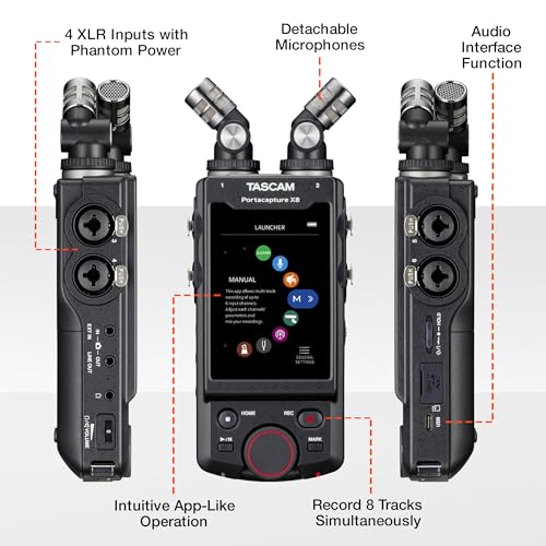 TASCAM PORTACAPTURE X8 Registratore Multitraccia