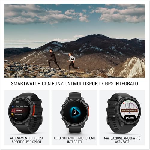 Garmin fēnix 8, 47mm, Display AMOLED 1,4