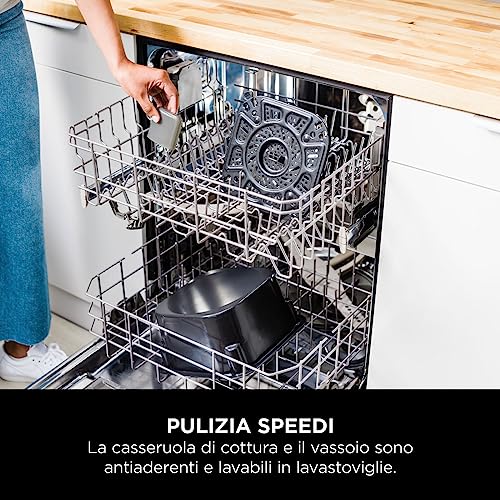 Ninja Speedi Pentola Elettrica Rapida 10 in 1, Friggitrice ad Aria, 5,7 l, Pasti per 4 in 15 Minuti, Frittura ad Aria e Cottura al Vapore, Idea Regalo Natale, Grigio, ON400EU : Amazon.it: Casa e cucina