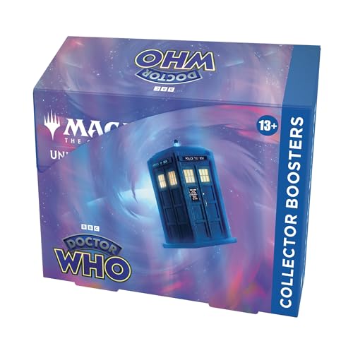 Magic: The Gathering   Confezione di Collector Booster di Doctor Who (12 buste) (Versione Inglese) : Amazon.it: Giochi e giocattoli