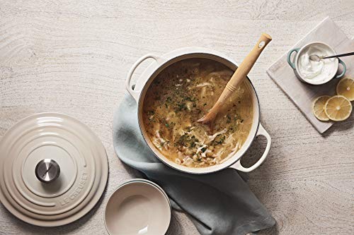 Le Creuset Cocotte rotonda Evolution in ghisa vetrificata con Coperchio, diameter 26 cm, Meringue, 21177267164430 : Amazon.it: Casa e cucina