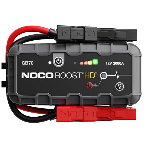 NOCO Boost GB70: Avviatore di Emergenza al Litio UltraSafe da 2000A 12V per Veicoli con Motori a Benzina fino a 8,0 Litri e Diesel fino a 6,0 Litri : Amazon.it: Auto e Moto