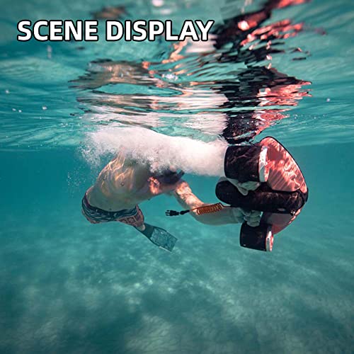 HYQNG Scooter Marino a Doppio Motore da 40 m, Scooter subacqueo con Display a LED, Drone Elettrico Impermeabile a 3 Livelli di velocità 2 m/s con Supporto per Fotocamera Ricaricabile, per Fotografia : Elettronica