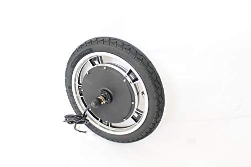 Ebike Electric Bicycle 16 Inch 36V 48V 500W 750W 1000W Front Driving Brushless Gearless Hub Motor Wheel with Inflatable Tyre (48V 500W) : Sport e tempo libero