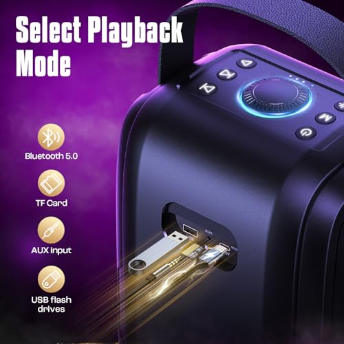 Bluetooth W KING altoparlanti portatili Riproduzione