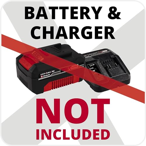 Einhell Smerigliatrice Angolare A Batteria Te Ag 18/115 Li Solo Power X Change 18 V, Nero Rosso : Amazon.it: Fai da te