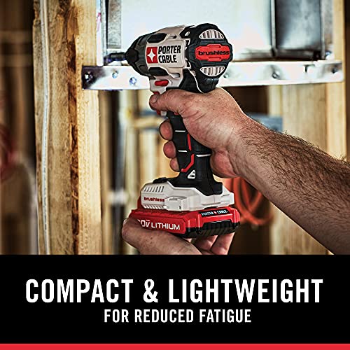 PORTER CABLE PCCK647LB)   Kit avvitatore a percussione 20V MAX : Amazon.it: Fai da te