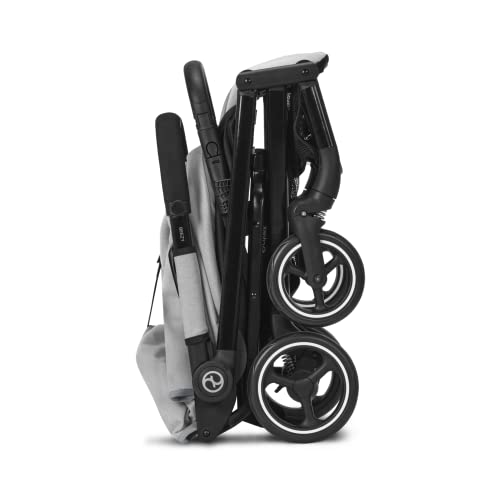 CYBEX Gold Passeggino Beezy con Cintura One Pull, Per Bambini dalla Nascita Fino a 4 Anni (Max. 22 kg), Compatto e Ergonomico, Lava Grey (Grigio) : Prima infanzia