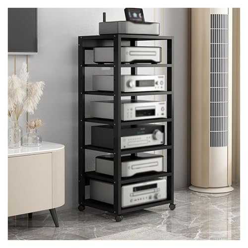 mobile stereo hi fi rack hifi Mobiletto portaoggetti stereo audio a 5/6/7 ripiani for soggiorno, ufficio, home theater, mobile porta video, torre porta DVD, supporto for giradischi, amplificatore for : Amazon.it: Elettronica