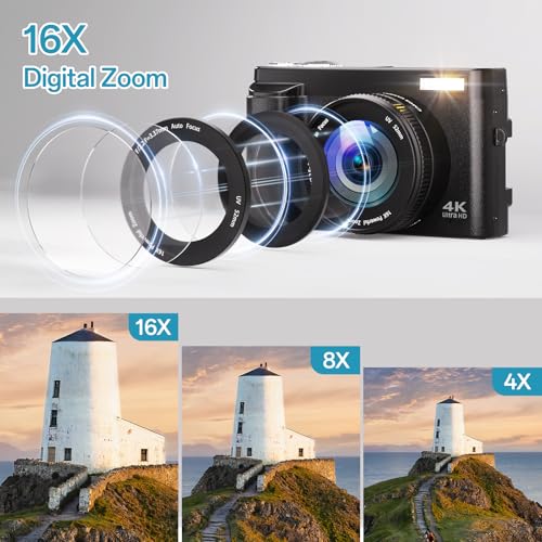 Fotografica Autofocus Fotocamera Caricabatterie Principianti