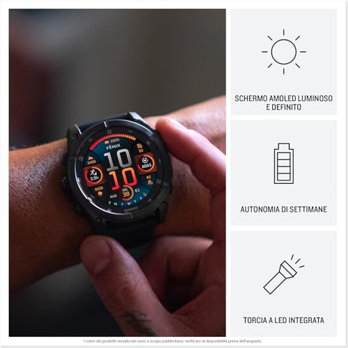 Garmin fēnix 8, 47mm, Display AMOLED 1,4