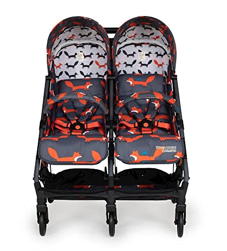 Cosatto Passeggino doppio Woosh – Passeggino leggero dalla nascita a 22 kg, gemelli o fratelli – Sedili pieghevoli con una mano, compatti e indipendenti Mister Fox) : Amazon.it: Prima infanzia