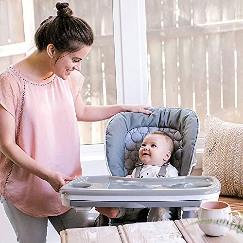 Ingenuity SmartServe 4 in 1 seggiolone con vassoio girevole   Connolly   Seggiolone, seggiolino per bambini e booster : Prima infanzia