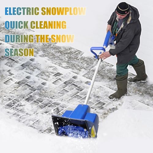Pala per la rimozione della Neve, Pala elettrica da Neve da 1200 W con 2 batterie, spazzaneve Senza Fili con direzione Regolabile, spazzaneve con Distanza di Lancio di 8 m, spazzaneve elettr : Amazon.it: Giardino e giardinaggio