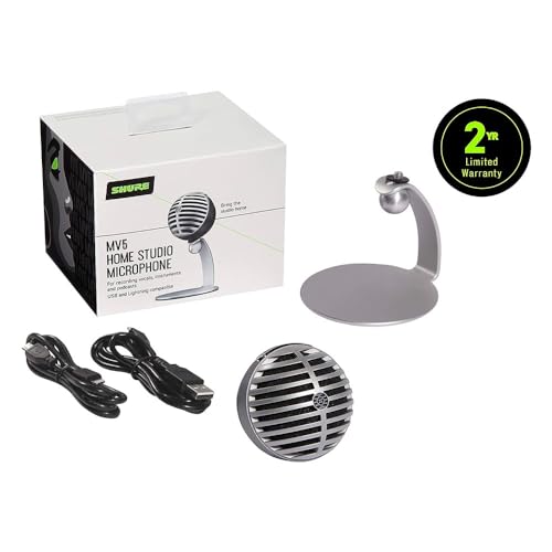 Shure MV5 DIG Microfono Condensatore Confezione