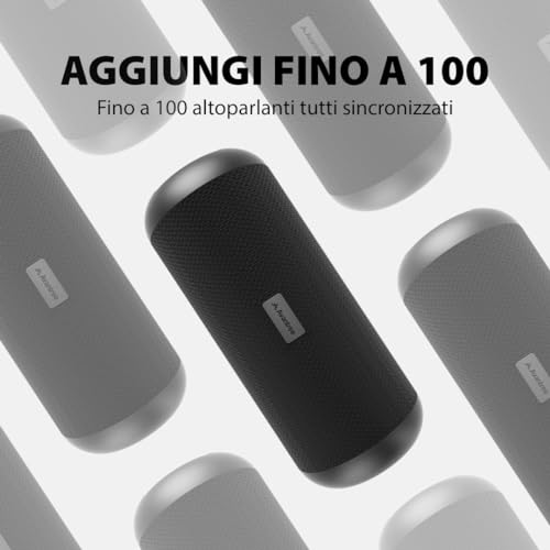 Avantree Harmony   Sistema Di Speaker Stereo per Multiroom e Feste, 1 Trasmettitore e 3 Bluetooth Altoparlanti con Controllo Separato del Volume, Aggiungi fino a 100 Wireless Casses : Elettronica