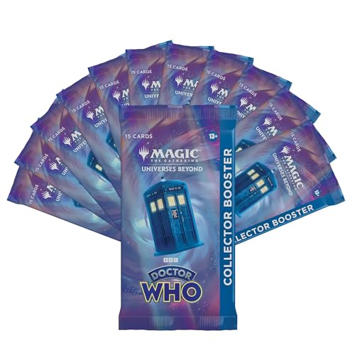 Magic: The Gathering   Confezione di Collector Booster di Doctor Who (12 buste) (Versione Inglese) : Amazon.it: Giochi e giocattoli