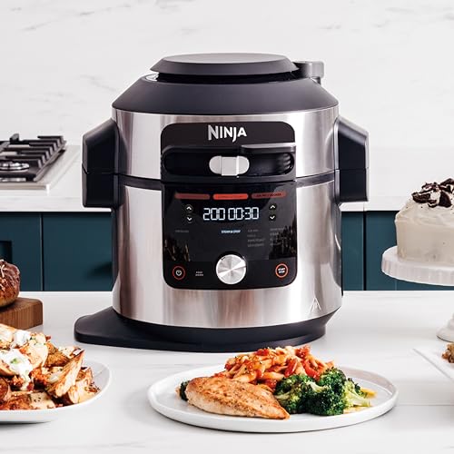 Ninja Foodi MAX Multicooker, Coperchio SmartLid, 12 Funzioni, Cottura Intelligente, 7.5L, Pentola a Pressione, Friggitrice ad Aria, Cottura a Vapore, Lenta, Acciaio Inox, OL650EU : Amazon.it: Videogiochi