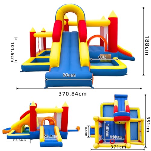 Umbalir Castello gonfiabile QCHT : Amazon.it: Giochi e giocattoli