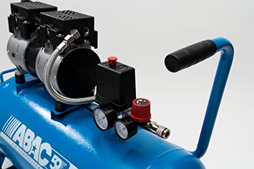 ABAC Compressore d'Aria Silenzioso EASE AIR 50, Compressore Aria Oil Free, Pressione Massima 8 Bar, Potenza 1 Hp, Serbatoio 50 Litri, Rumorosità 59 dB : Amazon.it: Fai da te