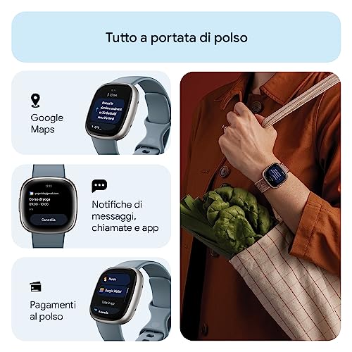 Fitbit Versa Smartwatch Unisex Adulto Grigio