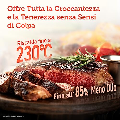 COSORI Friggitrice ad Aria 4,7L, 75 230°C, Air Fryer Silenzioso e Risparmio Energetico, 9 Preimpostazioni, Meno Olio&Senza Fumo, Ricettario Italiano, Lavabile in Lavastoviglie, Grigio, 1500W : Amazon.it: Casa e cucina